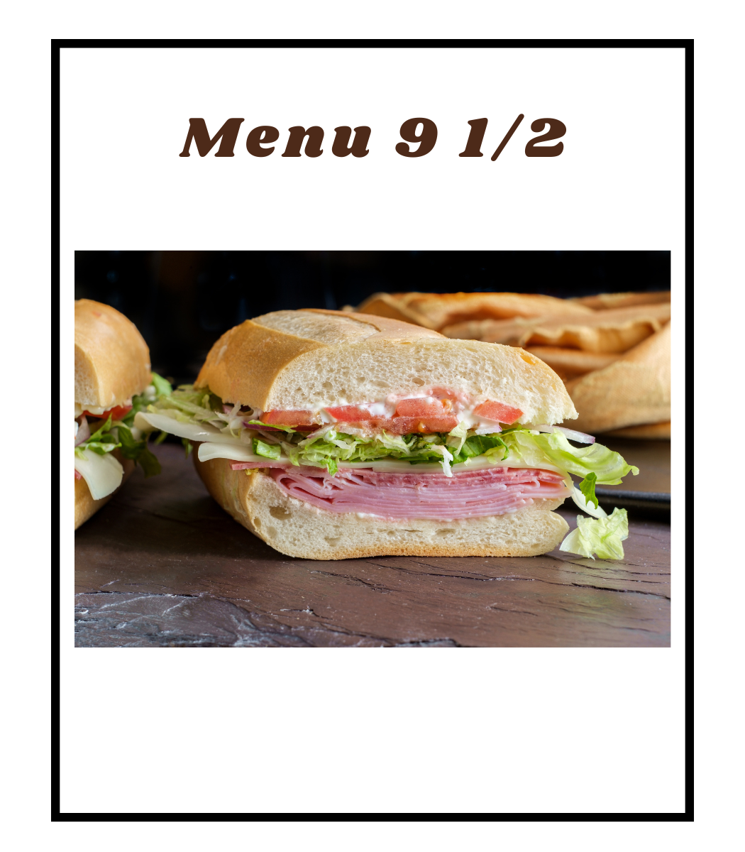 Menu 9 12