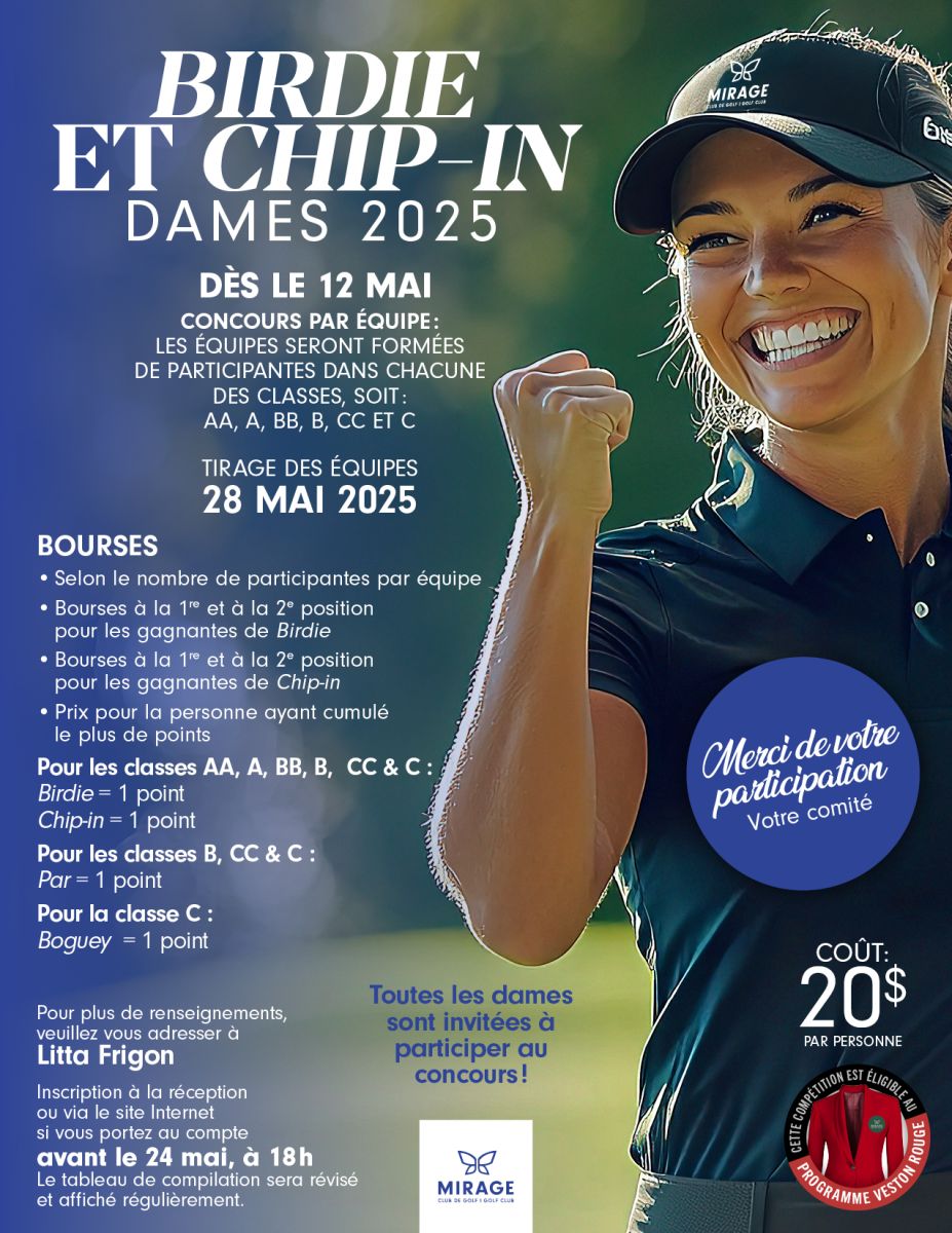 Birdie et Chip in