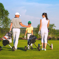 golf en famille