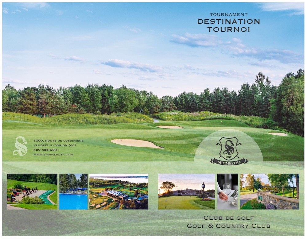 Summerlea golf tournament brochure