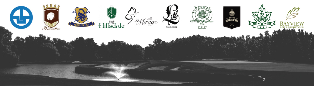Logos Ententes et réciprocité golf Vallée du Richelieu