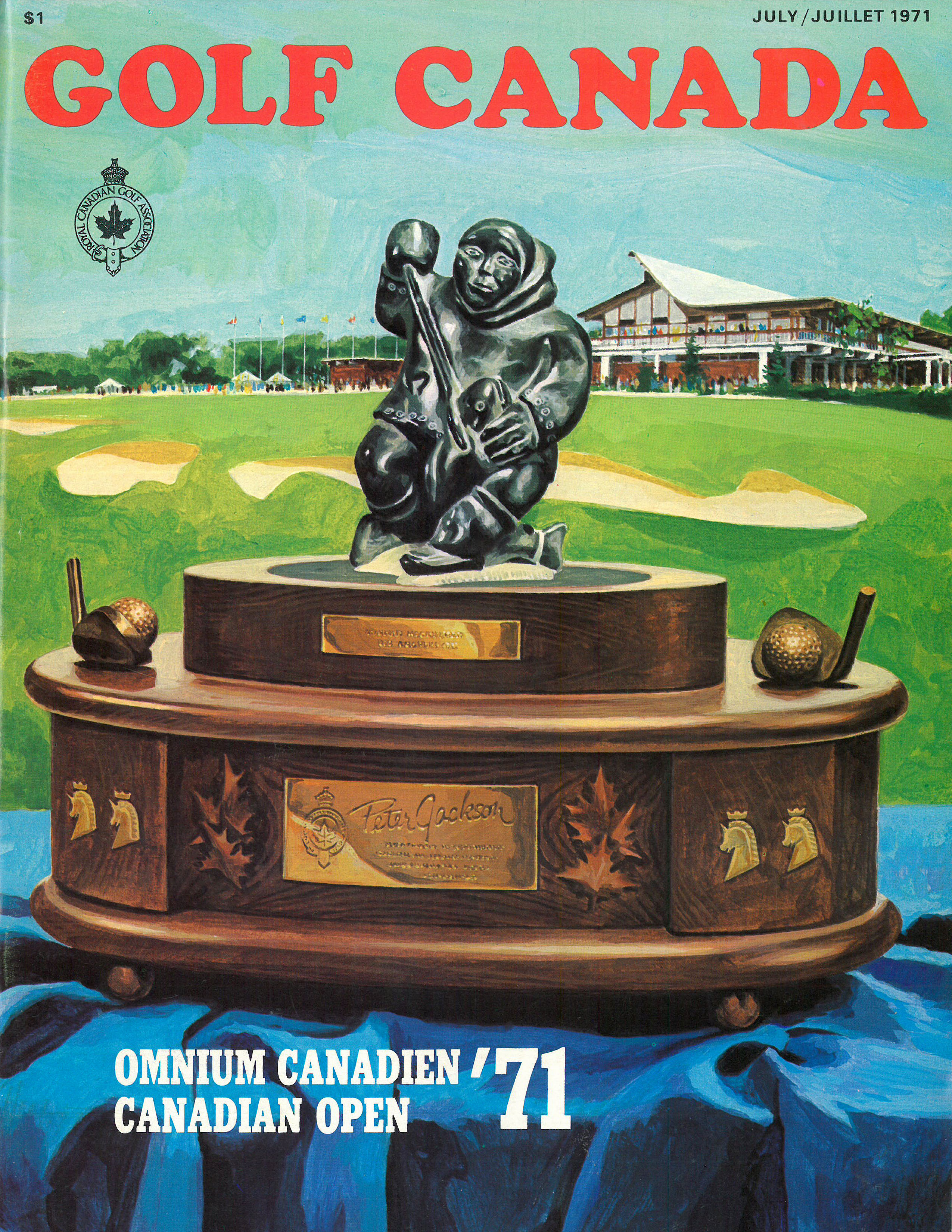Programme Omnium Canadien Peter Jackson juillet 1971 low